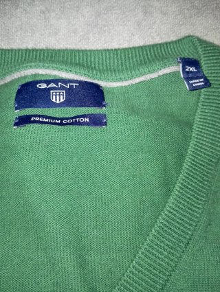 Jersey Gant Verde Talla XXL