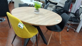 Mesa redonda madera 120cm