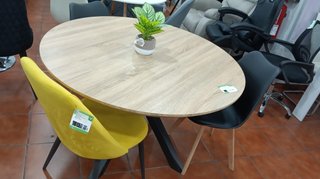 Mesa redonda madera 120cm
