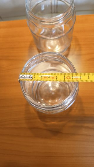 Set 4 Vasetti Vetro 600g