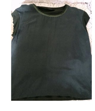 Camicia seta Weekend Max Mara verde scuro