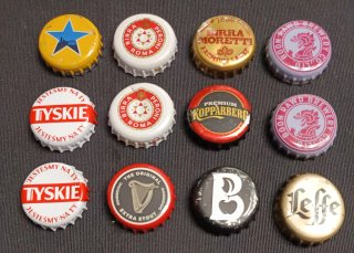Lote 12 Chapas Corona Cerveza Varias Marcas