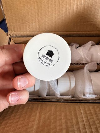 Lote 12 cuencos cerámica Malacasa blancos