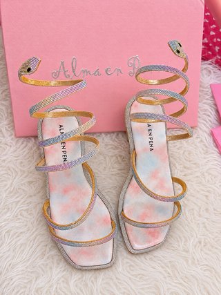 Sandalias Alma en Pena Serpiente Multicolor