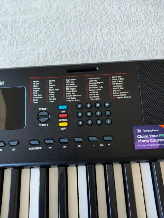 Teclado RockJam RJ361 61 Teclas