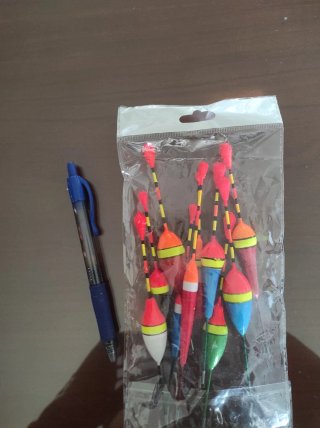 Pack 10 boyas pesca flotador