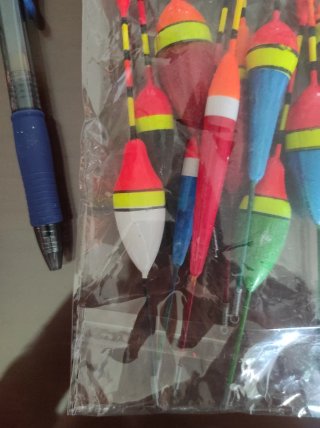 Pack 10 boyas pesca flotador
