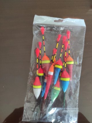 Pack 10 boyas pesca flotador