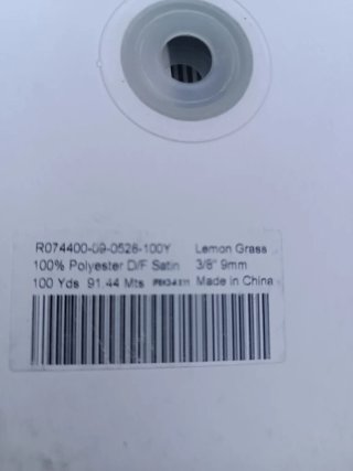 Cintas de raso verde