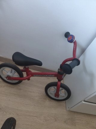Patinete 2 en 2 bici sequilibrio y patín Spiderman