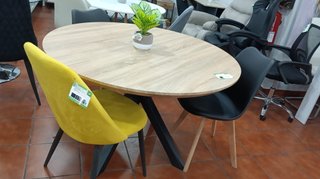Mesa redonda madera 120cm