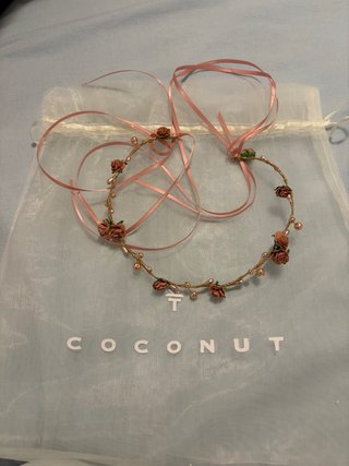 Corona comunión Coconut oro rosa