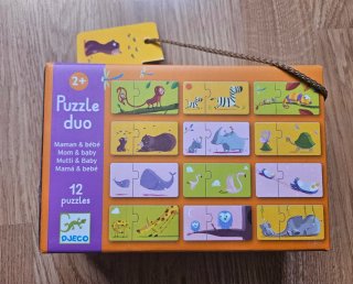 Djeco Puzzle Duo Maman & Bébé 12 Piezas