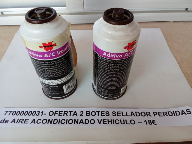 2 Botes Sellador Perdidas A/C Vehículo