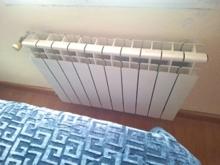 6 Radiador blanco