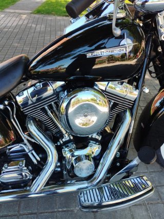 Harley Davidson Softail Springer Classic Negra