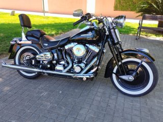 Harley Davidson Softail Springer Classic Negra