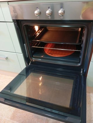 Horno Smeg Acero Inoxidable, con piedra pizza