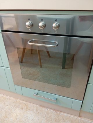 Horno Smeg Acero Inoxidable, con piedra pizza