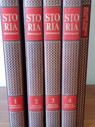 VOLUMI ENCICLOPEDICI RIZZOLI LAURUSSE STORIA UNIVE