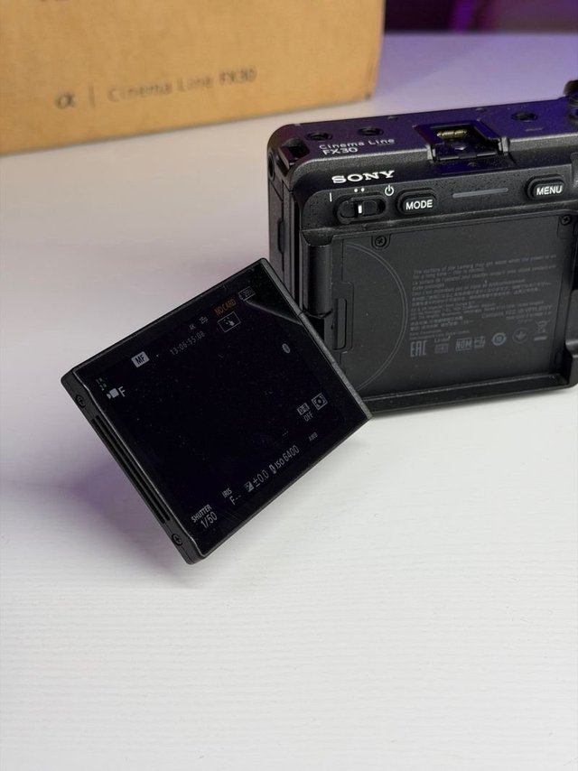 Sony Fx30 caja y factura