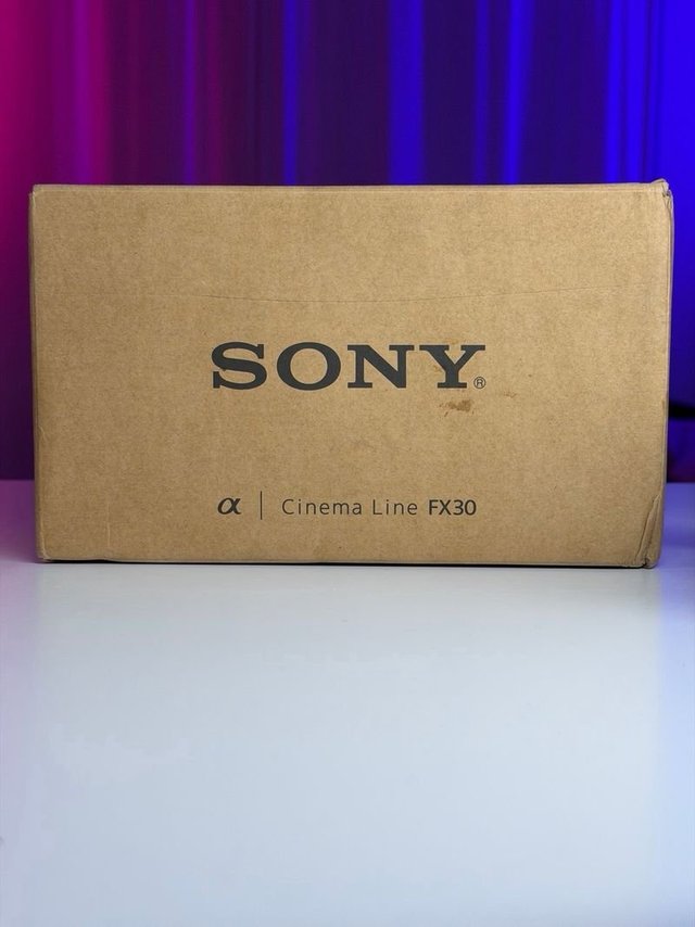 Sony Fx30 caja y factura