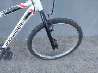 Bicicleta Rockrider ST 100 Blanca