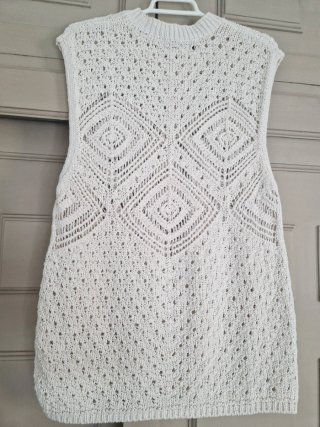Chaleco crochet Zara