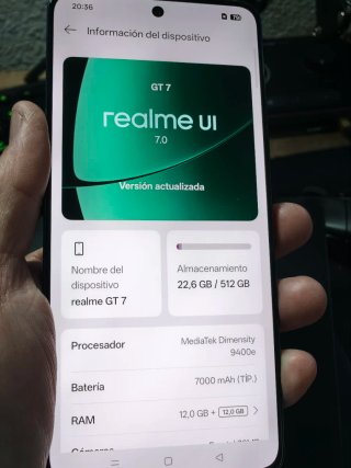 Realme GT 7 12GB/512GB Nuevo