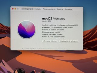 MacBook Pro 15” 2015