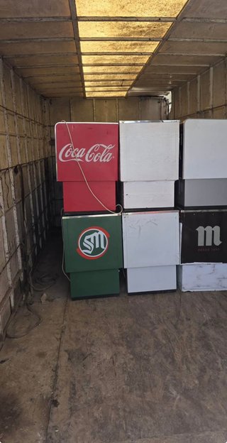 Lote de botelleros Coca-Cola