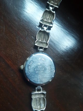 Reloj vintage plata 925 correa búhos