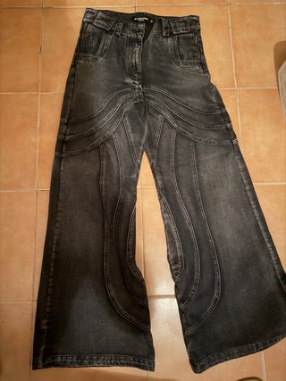 Pantalones anchos No/Faith Studios negros