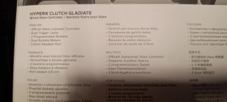Mando HyperX Clutch Gladiate Xbox