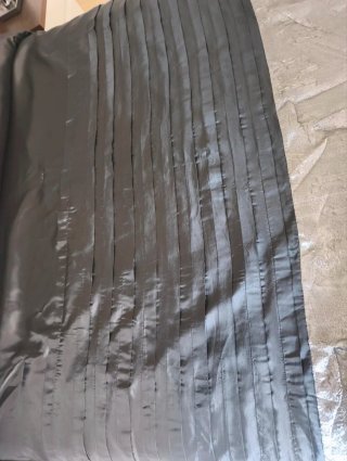 Colcha Matrimonio Negro y Plata 265x240