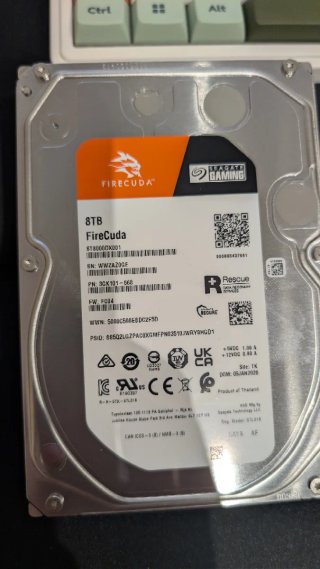 Disco Duro Seagate FireCuda 8TB