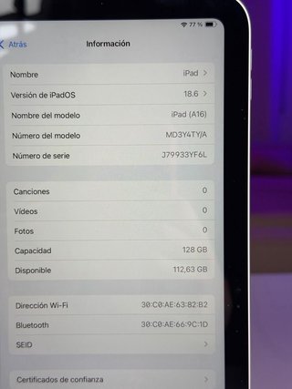 iPad 11 (a16) 128GB