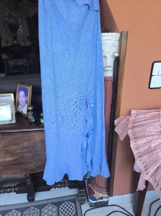 Vestido azul veraniego bonito