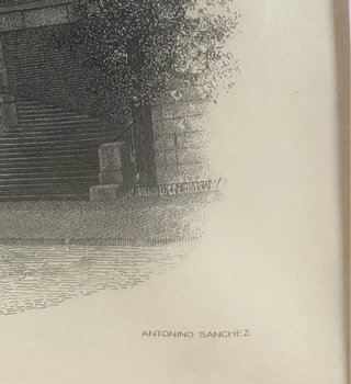 Obra gráfica numerada de Antonino Sánchez.