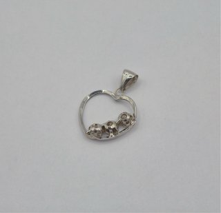 Conjunto Cadena Snake + Colgante Oro Blanco 18k