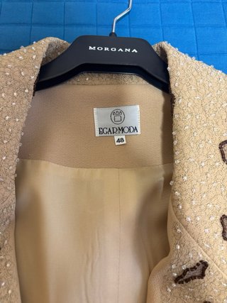Chaqueta Beige  Leopardo