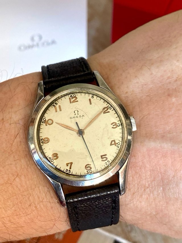 Reloj OMEGA MILITAR años 40, cuerda manual