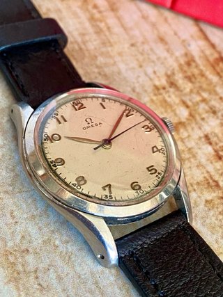 Reloj OMEGA MILITAR años 40, cuerda manual