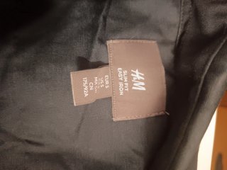 Camisa Slim Fit Zara Negra Talla S