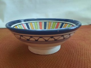 Cuenco de cerámica Safi firmado