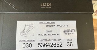 Sandalias Lodi Novia Tacon Plataforma