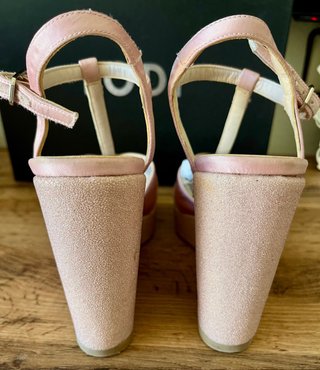 Sandalias Lodi Novia Tacon Plataforma