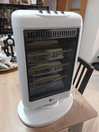 Calentador Radiador Blanco