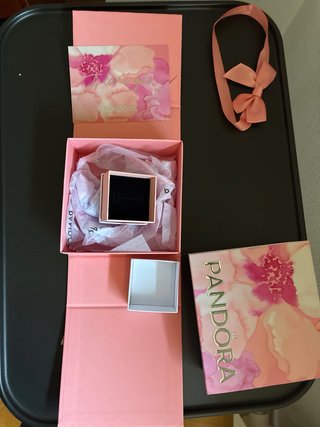Caja Pandora Rosa Vacía