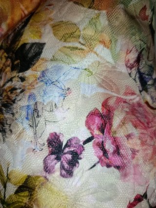 Chaqueta floral mujer
